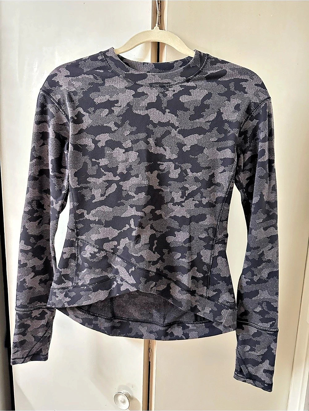 lululemon Rhythm Collection Pullover Camo Long Sleeve Top